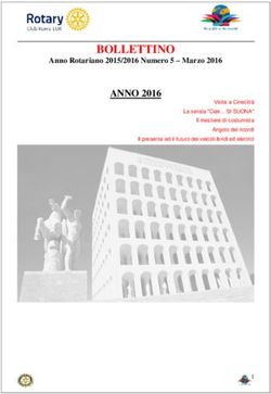 BOLLETTINO ANNO 2016 Anno Rotariano 2015/2016 Numero 5 - Marzo 2016 - Rotary Roma Eur
