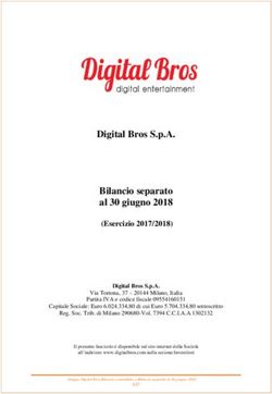 Digital Bros S.p.A. Bilancio separato al 30 giugno 2018
