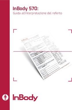 INBODY 570: GUIDA ALL'INTERPRETAZIONE DEL REFERTO