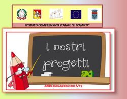 ISTITUTO COMPRENSIVO STATALE "F. D'AMICO" - ANNO SCOLASTICO 2018/19 - Istituto Comprensivo ...