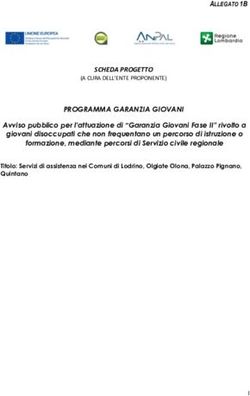 PROGRAMMA GARANZIA GIOVANI - SCHEDA PROGETTO - Comune di Olgiate Olona