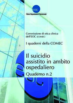 Il suicidio assistito in ambito ospedaliero - Quaderno n.2 I quaderni della COMEC - Ente Ospedaliero ...