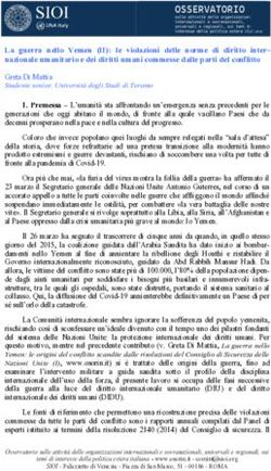 La guerra nello Yemen (II): le violazioni delle norme di diritto inter-nazionale umanitario e dei diritti umani commesse dalle parti del conflitto