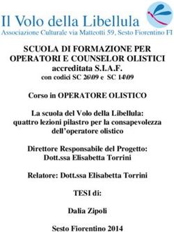 SCUOLA DI FORMAZIONE PER OPERATORI E COUNSELOR OLISTICI - SIAF Italia