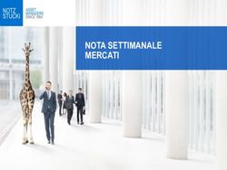 NOTA SETTIMANALE MERCATI - Notz Stucki
