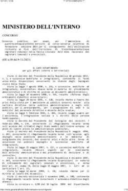 MINISTERO DELL'INTERNO - CONCORSO - Ti Consiglio