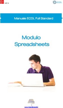 Modulo Spreadsheets Manuale ECDL Full Standard - Franchetti Salviani