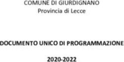 COMUNE DI GIURDIGNANO - DOCUMENTO UNICO DI PROGRAMMAZIONE Provincia di Lecce