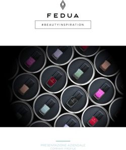 PRESENTAZIONE AZIENDALE - COMPANY PROFILE