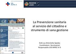 La Prevenzione sanitaria al servizio del cittadino e strumento di sana gestione - Dott.ssa Antonietta Spadea Coordinatore Vaccinazioni ...