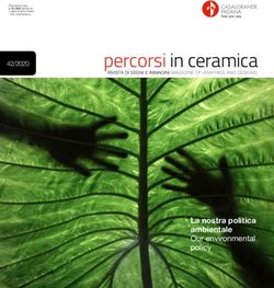 Percorsi in ceramica - La nostra politica ambientale Our environmental policy 42/2020 - Casalgrande Padana