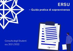 ERSU - Guida pratica di sopravvivenza - Consulta degli Studenti a.a. 2021/2022