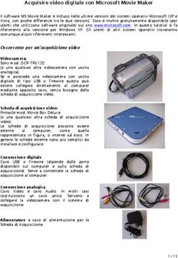 Acquisire video digitale con Microsoft Movie Maker