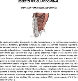 ESERCIZI PER GLI ADDOMINALI