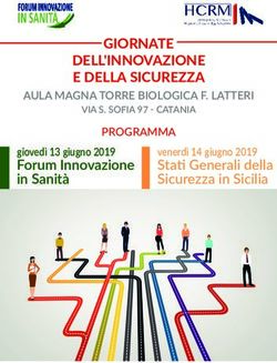 GIORNATE DELL'INNOVAZIONE E DELLA SICUREZZA - Forum Innovazione in Sanità giovedì 13 giugno 2019