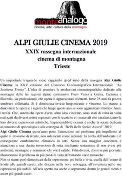 ALPI GIULIE CINEMA 2019 - XXIX rassegna internazionale cinema di montagna Trieste - Comune di Trieste