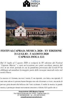 FESTIVALCAPRAIA MUSICA 2020 - XV EDIZIONE 31 LUGLIO - 5 AGOSTO 2020 CAPRAIA ISOLA (LI) - Visit Capraia