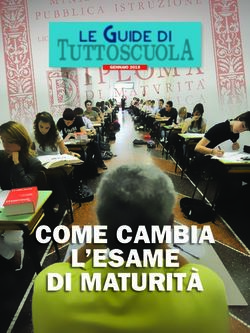 COME CAMBIA L'ESAME DI MATURITÀ - TUTTOSCUOL A LE GUIDE DI - NOTO