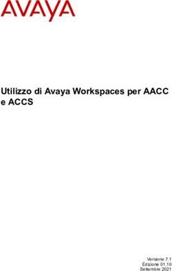 Utilizzo di Avaya Workspaces per AACC e ACCS - Versione 7.1 Edizione 01.10 Settembre 2021
