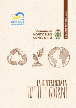 TUTTI I GIORNI LA DIFFERENZIATA - Soraris Spa