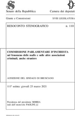 RESOCONTO STENOGRAFICO - Senato