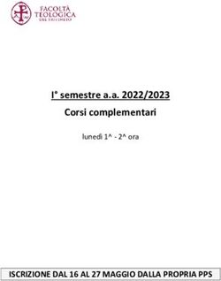 Corsi complementari I semestre a.a. 2022/2023 - ISCRIZIONE DAL 16 AL 27 MAGGIO DALLA PROPRIA PPS