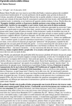 Il grande scisma della chiesa - di Matteo Matzuzzi - c3dem