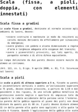 Scala fissa, a pioli, elementi - Amazon S3