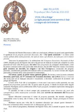 ANNO DELLA FEDE Proposta per l'Anno Pastorale 2012-2013 "Cristo, Alfa e Omega" La Veglia pasquale come cammino di fede e impegno alla testimonianza