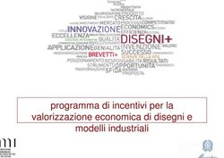 Programma di incentivi per la valorizzazione economica di disegni e modelli industriali