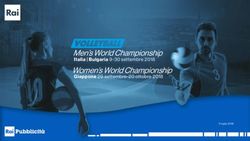 Men's World Championship - Italia | Bulgaria 9-30 settembre 2018 - 11 luglio 2018 - Rai Pubblicità