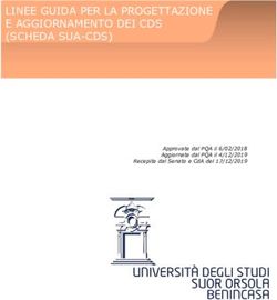 LINEE GUIDA PER LA PROGETTAZIONE E AGGIORNAMENTO DEI CDS (SCHEDA SUA-CDS) - Suor Orsola Benincasa