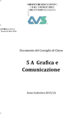 Documento del Consiglio di Classe - Comunicazione - Aldini Valeriani