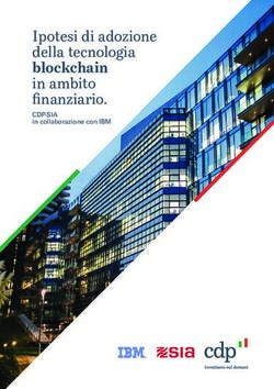 Ipotesi di adozione della tecnologia blockchain in ambito finanziario - CDP-SIA in collaborazione con IBM
