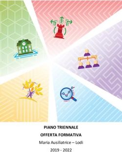 PIANO TRIENNALE OFFERTA FORMATIVA - Maria Ausiliatrice - Lodi 2019 2022