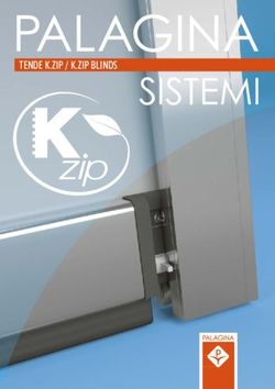 SISTEMI TENDE K.ZIP / K.ZIP BLINDS