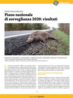 Piano nazionale di sorveglianza 2020: risultati - SIVEMP