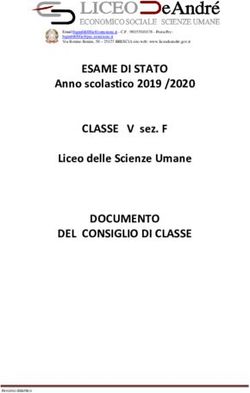 ESAME DI STATO - Liceo Fabrizio De Andr&eacute;