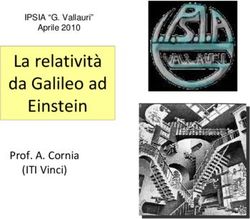La relatività da Galileo ad Einstein - Prof. A. Cornia (ITI Vinci) - IPSIA "G. Vallauri"