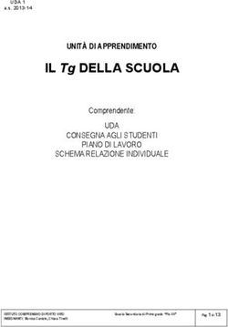 IL Tg DELLA SCUOLA UNITÀ DI APPRENDIMENTO