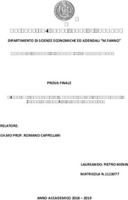 UNIVERSITA' DEGLI STUDI DI PADOVA - DIPARTIMENTO DI SCIENZE ECONOMICHE ED AZIENDALI "M.FANNO"