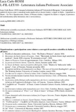 Luca Carlo ROSSI L-FIL-LET/10 - Letteratura italiana Professore Associato - Unibg
