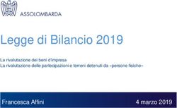 Legge di Bilancio 2019 - Francesca Affini 4 marzo 2019 - Assolombarda
