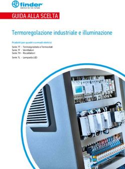 GUIDA ALLA SCELTA Termoregolazione industriale e illuminazione