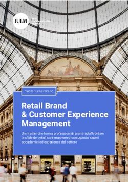 Retail Brand & Customer Experience Management - master universitario Un master che forma professionisti pronti ad affrontare le sfide del retail ...