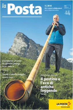 Il postino e l'eco di antiche leggende - Hans von Allmen 5 / 2016 - giornale del personales