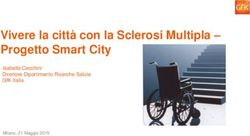 VIVERE LA CITTÀ CON LA SCLEROSI MULTIPLA - PROGETTO SMART CITY - ISABELLA CECCHINI DIRETTORE DIPARTIMENTO RICERCHE SALUTE GFK ITALIA