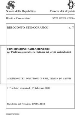RESOCONTO STENOGRAFICO - Senato.it