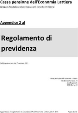 Regolamento di previdenza - Cassa pensione dell'Economia Lattiera