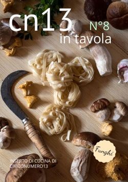 Cn13in tavola N 8 - INSERTO DI CUCINA DI CIVICONUMERO13